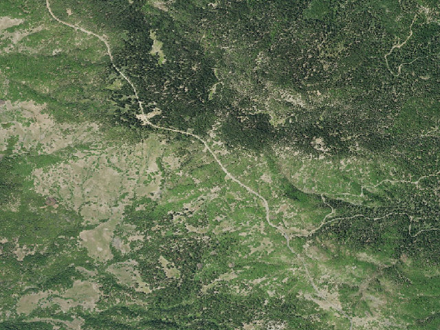 Aerial image of Grizzly Flat