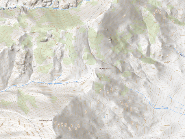 USGS topographic map of Grouse Creek Mountains Designated Routes