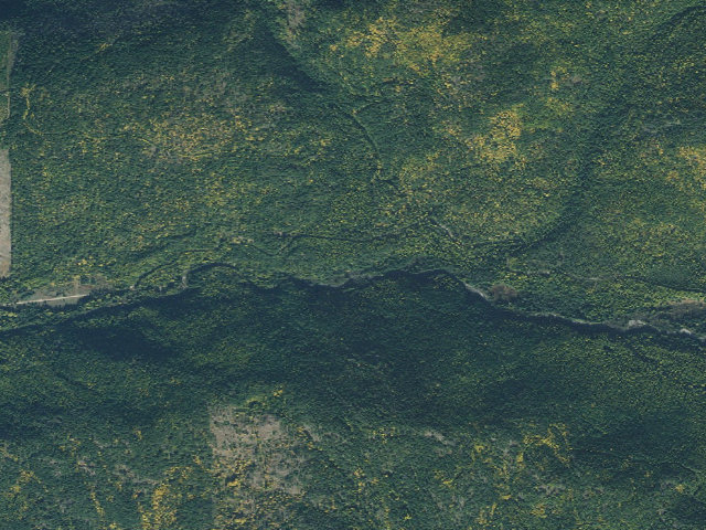 Aerial image of Grouse Falls