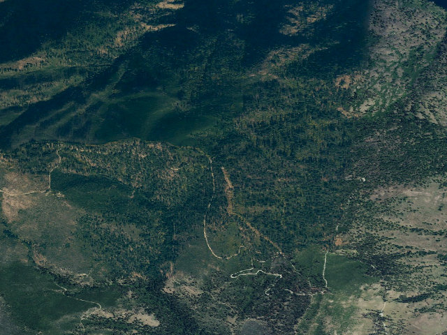 Aerial image of Grouse Mountain Campground