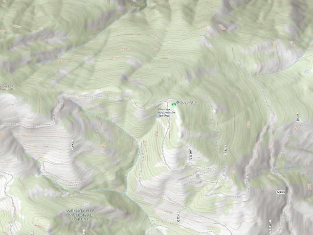 USGS topographic map of Grouse Mountain Springs