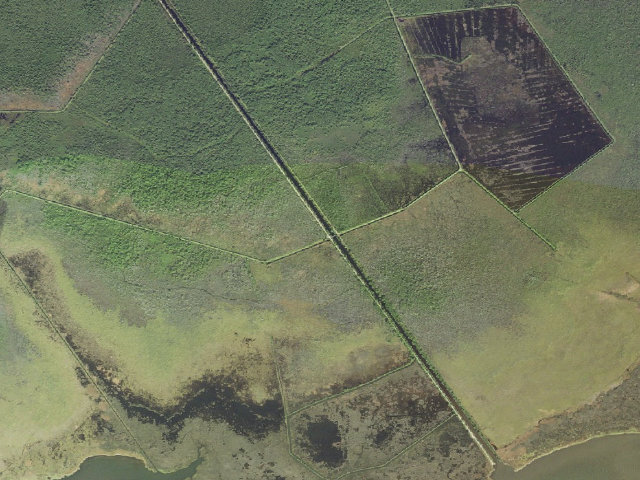 Aerial image of Gull Rock Game Land camping area #1