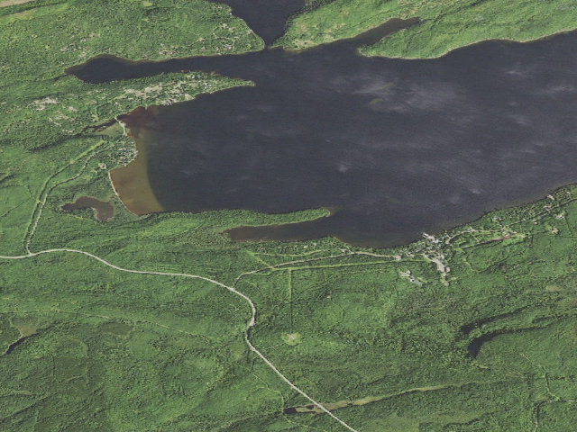 Aerial image of Gunflint Lake Site 1