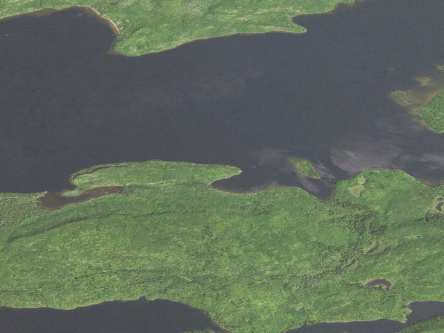 Aerial image of Gunflint Lake Site 2