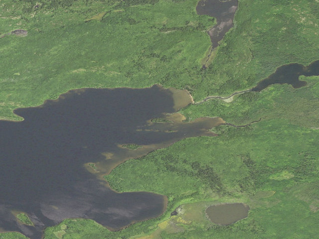 Aerial image of Gunflint Lake Site 6