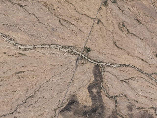 Aerial image of Gunsight Wash Dispersed Camping
