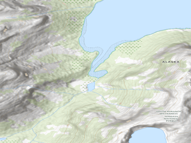 USGS topographic map of Gut Bay Field Camp