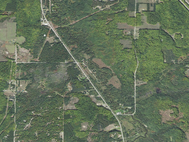 Aerial image of Haakwood State Forest Campground