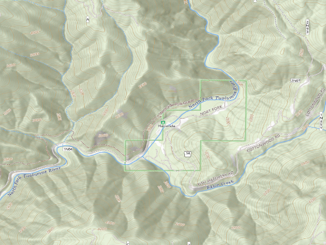 USGS topographic map of Hacienda