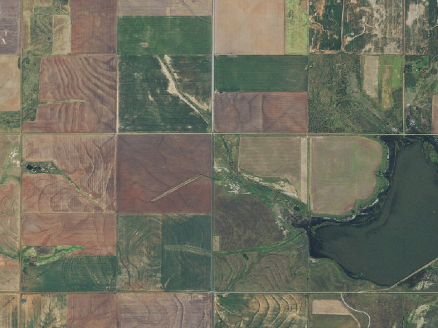 Aerial image of Hackberry Flat Camp Ground (Hackberry Flat WMA)