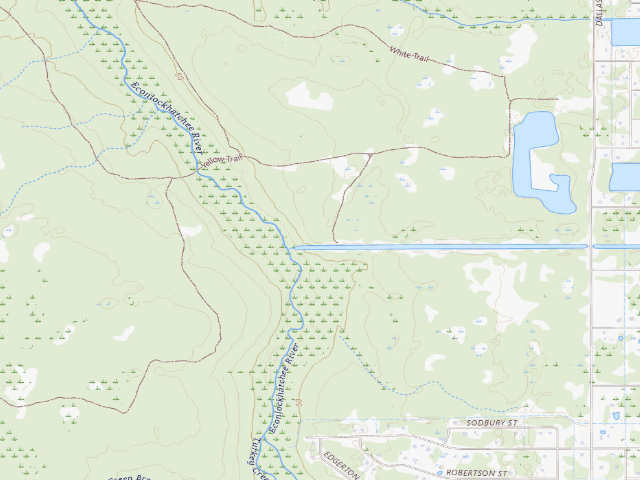 USGS topographic map of Hal Scott Regional Preserve and Park group site with shelter