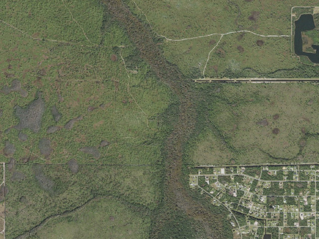 Aerial image of Hal Scott Regional Preserve and Park primitive campsite