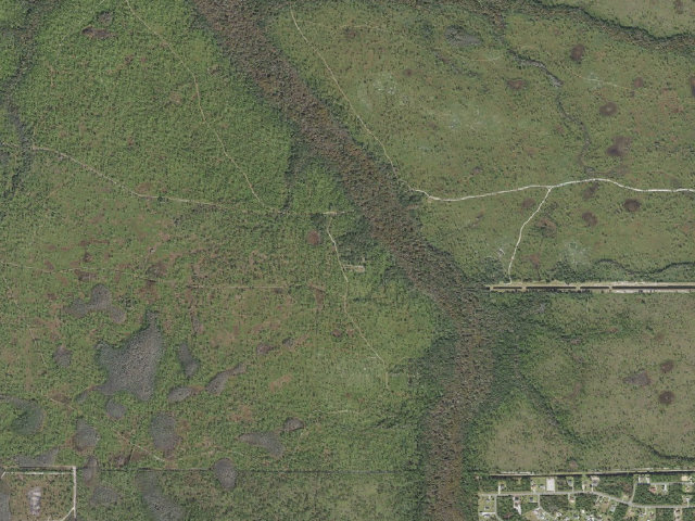 Aerial image of Hal Scott Regional Preserve and Park primitive campsite