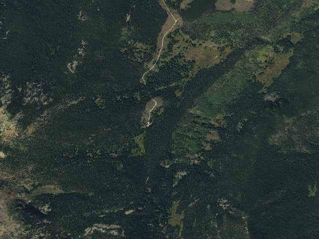 Aerial image of Half Moon Campground
