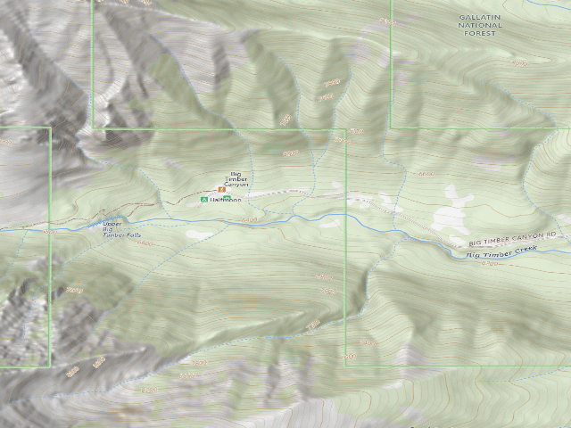 USGS topographic map of Half Moon Spur 02