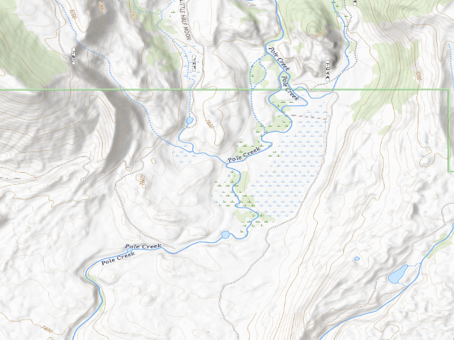 USGS topographic map of Half Moon WHMA Campground