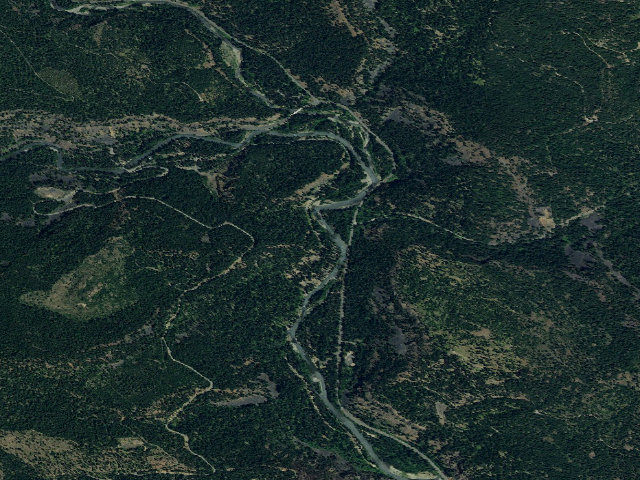 Aerial image of Halfway Flat Campground (Main)