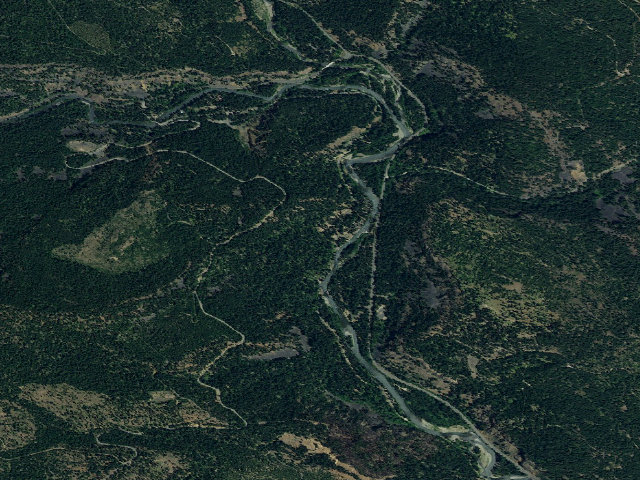 Aerial image of Halfway Flat Campground (North)