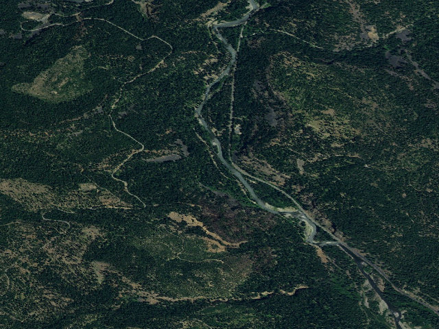 Aerial image of Halfway Flat Campground (South)