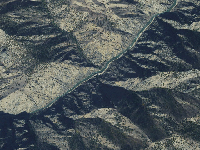 Aerial image of Halfway Gulch Camping Area