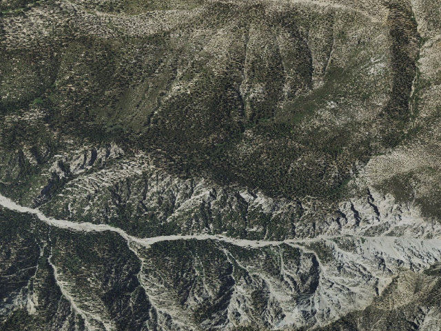 Aerial image of Halfway Trail Camp