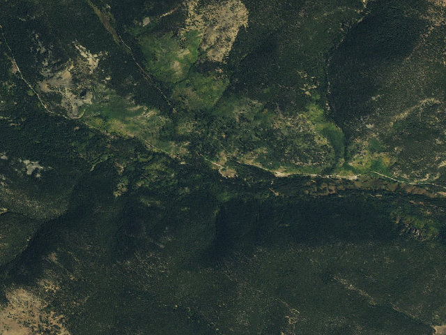 Aerial image of Hall Valley
