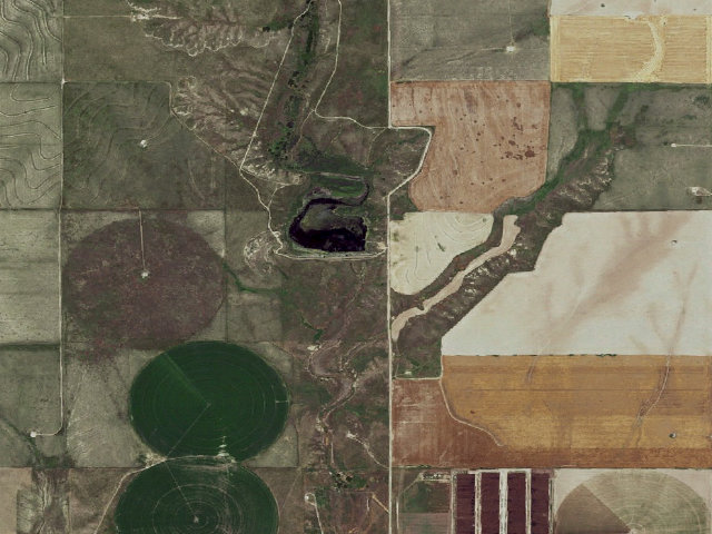 Aerial image of Hamilton State Fishing Lake