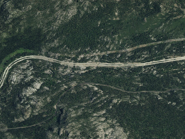 Aerial image of Hampshire Rocks