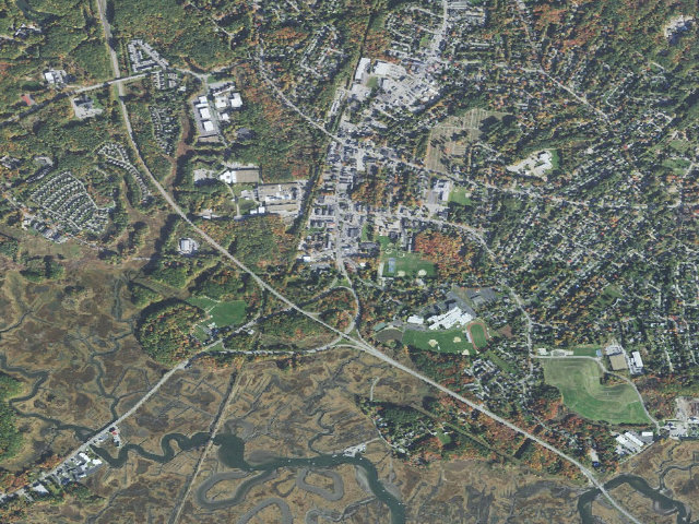 Aerial image of Hampton Beach State Park RV Campground (South Beach)