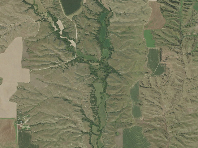 Aerial image of Hansen Memorial Reserve WMA