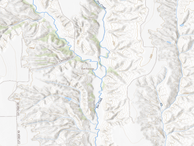 USGS topographic map of Hansen Memorial Reserve WMA