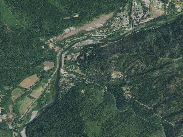Aerial image of Happy Camp