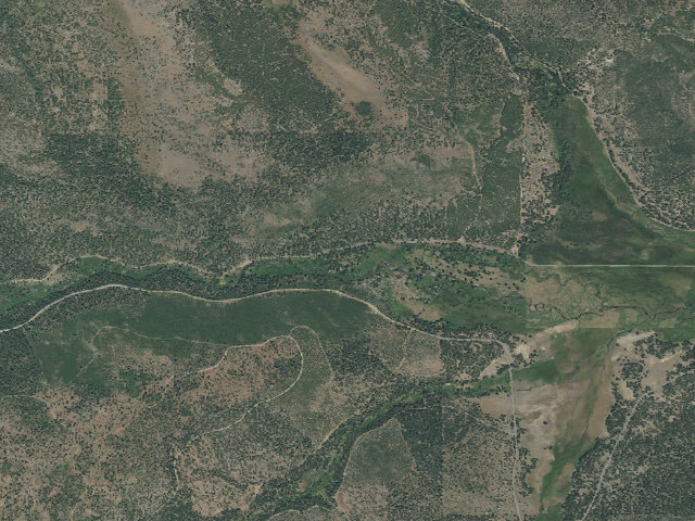 Aerial image of Happy Camp Campground