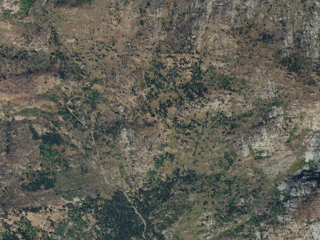 Aerial image of Hard Creek Dispersed