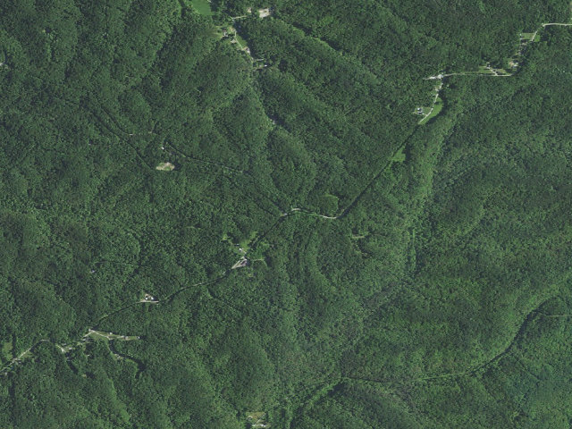 Aerial image of Hardin Ridge Recreation Area