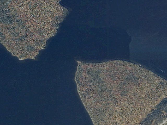 Aerial image of Hardscrabble Point (Moosehead Lake Shoreline Public Land)
