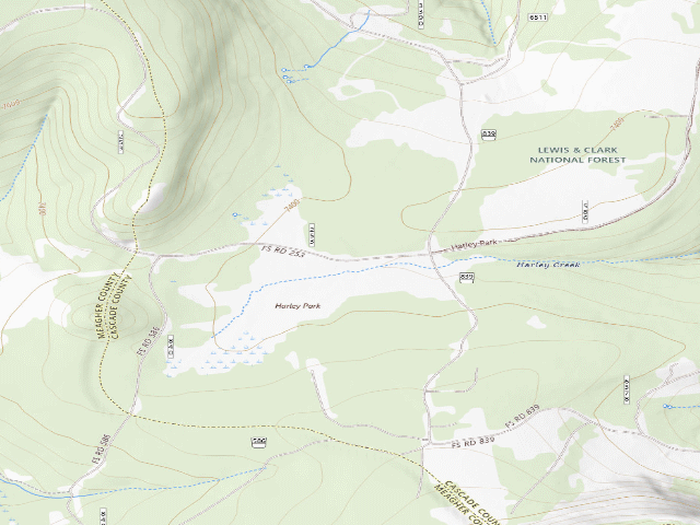 USGS topographic map of Harley Park-014