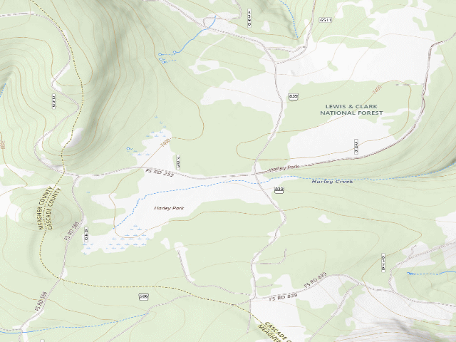 USGS topographic map of Harley Park-016