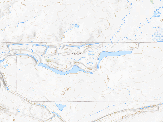 USGS topographic map of Harmony Lake WMA (Mercer County)