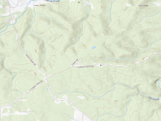 USGS topographic map of Harold Alexander Camping Area #1 - North Camp