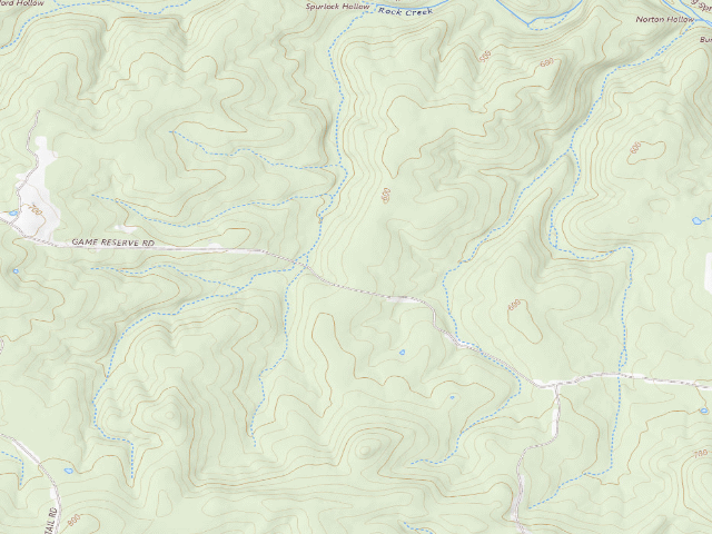 USGS topographic map of Harold Alexander Camping Area #3 - Middle Camp