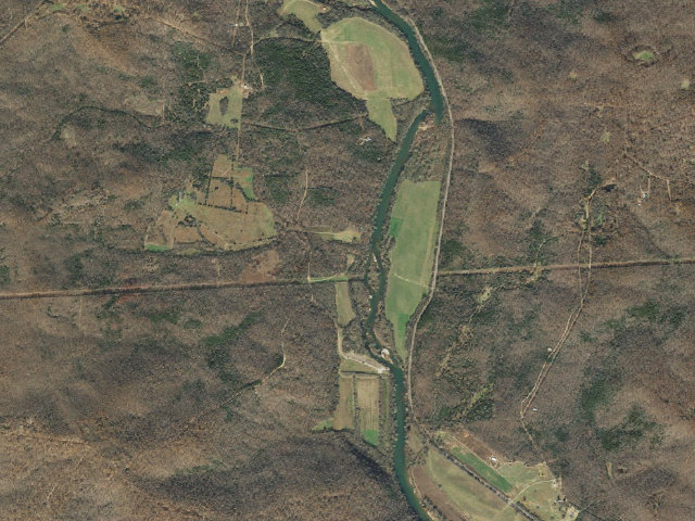Aerial image of Harold E. Alexander Spring River WMA Camping Area #5