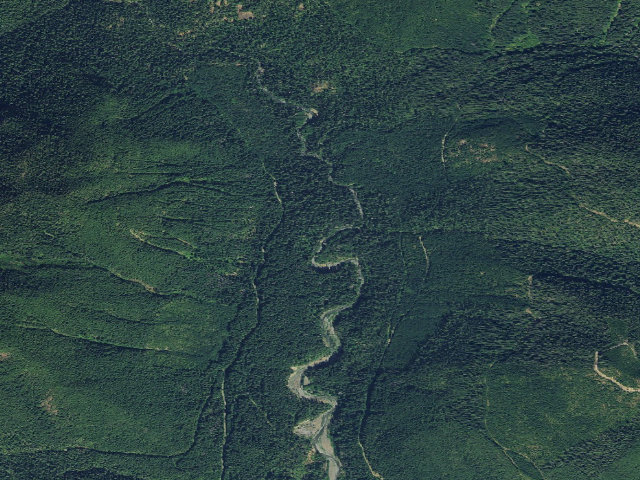 Aerial image of Harps Shelter