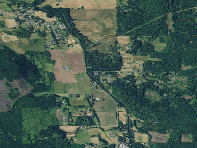 Aerial image of Harralson Campground