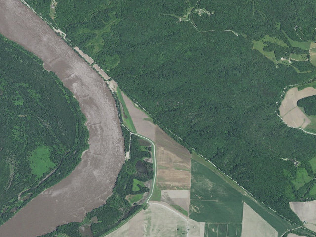 Aerial image of Hart Creek Conservation Area