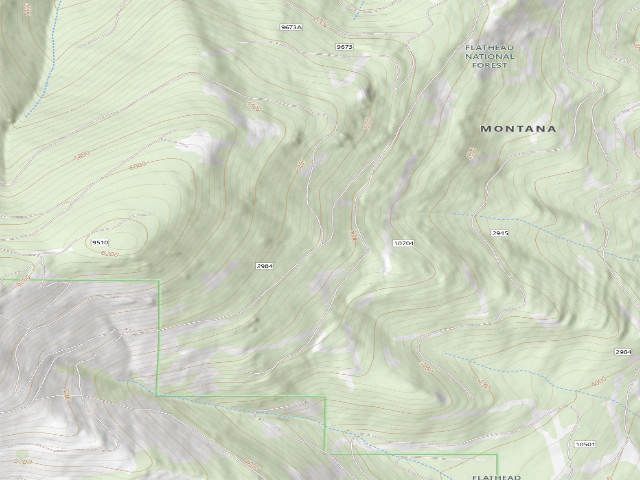 USGS topographic map of Haskill Mountain-4