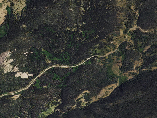 Aerial image of Haskins Creek