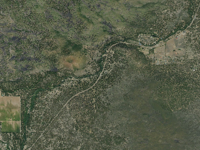 Aerial image of Hat Creek