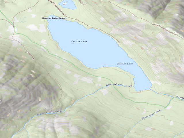 USGS topographic map of Hatchery Campground