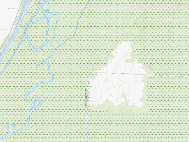 USGS topographic map of Hatchie Coon Island Camping Area #2